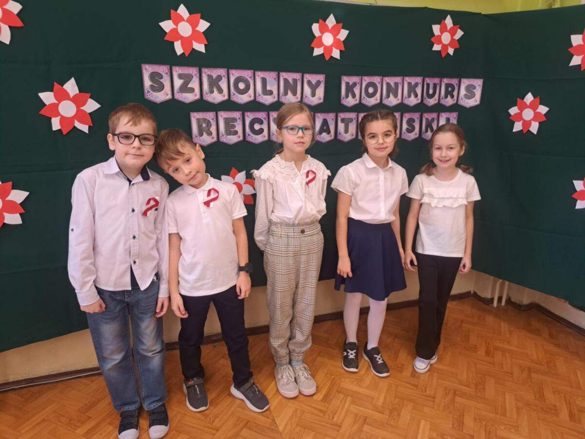 Wyniki Szkolnego Konkursu Recytatorskiego „Mały Patriota”
