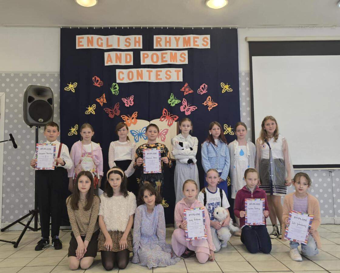 IV POWIATOWY KONKURS JĘZYKA ANGIELSKIEGO „ENGLISH RHYMES AND POEMS CONTEST 2025”