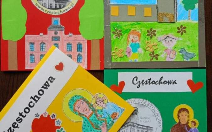 Wyniki międzyszkolnego konkursu plastycznego „Pocztówka z Częstochowy”